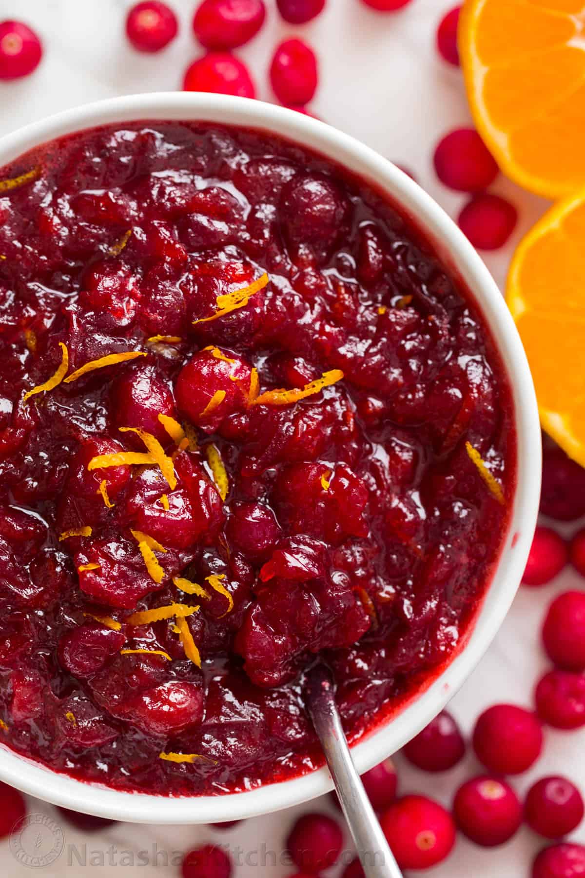 Orange Honey Cranberry Sauce - Pint