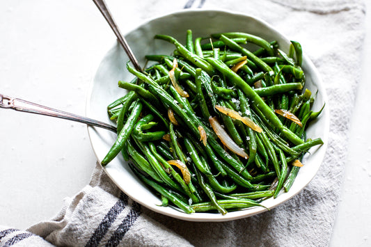 Garlic Roasted Green Beans (Feeds 4ppl)